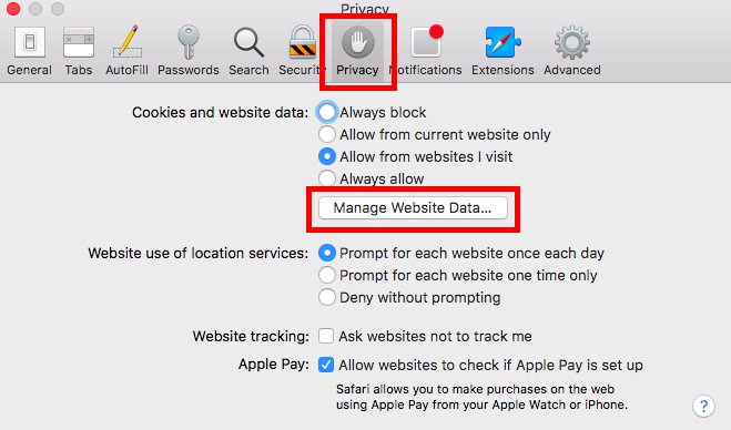 how to delete browser cache in safari
